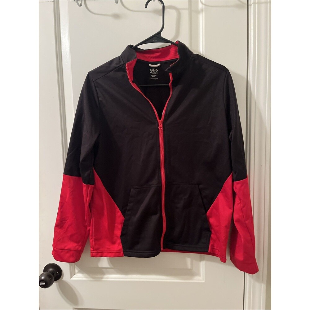 Athletic Works Husky Boys Zip Up Track Jacket Activewear Size XL (14-16) Multico